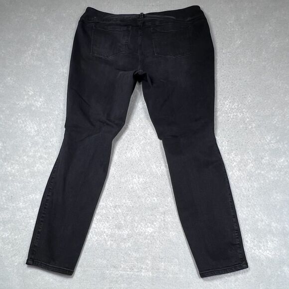 Torrid Jegging Jeans Womens Plus 22 Denim Stretch 28” Inseam Distressed Pockets - Picture 2 of 13
